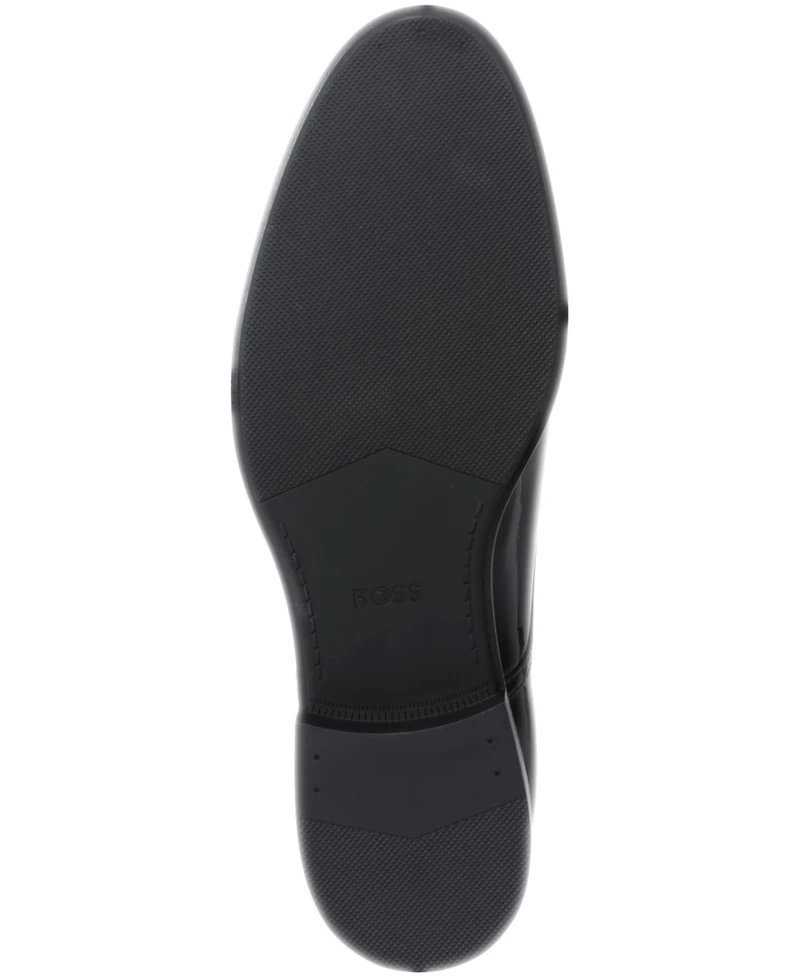 Boss by Hugo Men's Patent Leather Colby Printed Derby Dress Shoe