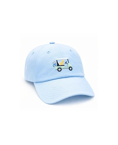 Bits & Bows Baby Boys Dog in Golf Cart Baseball Hat