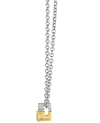 Le Vian Sunny Yellow & Vanilla Diamond Pendant Necklace (6/25 ct. t.w.) in Two-Tone 14k Gold