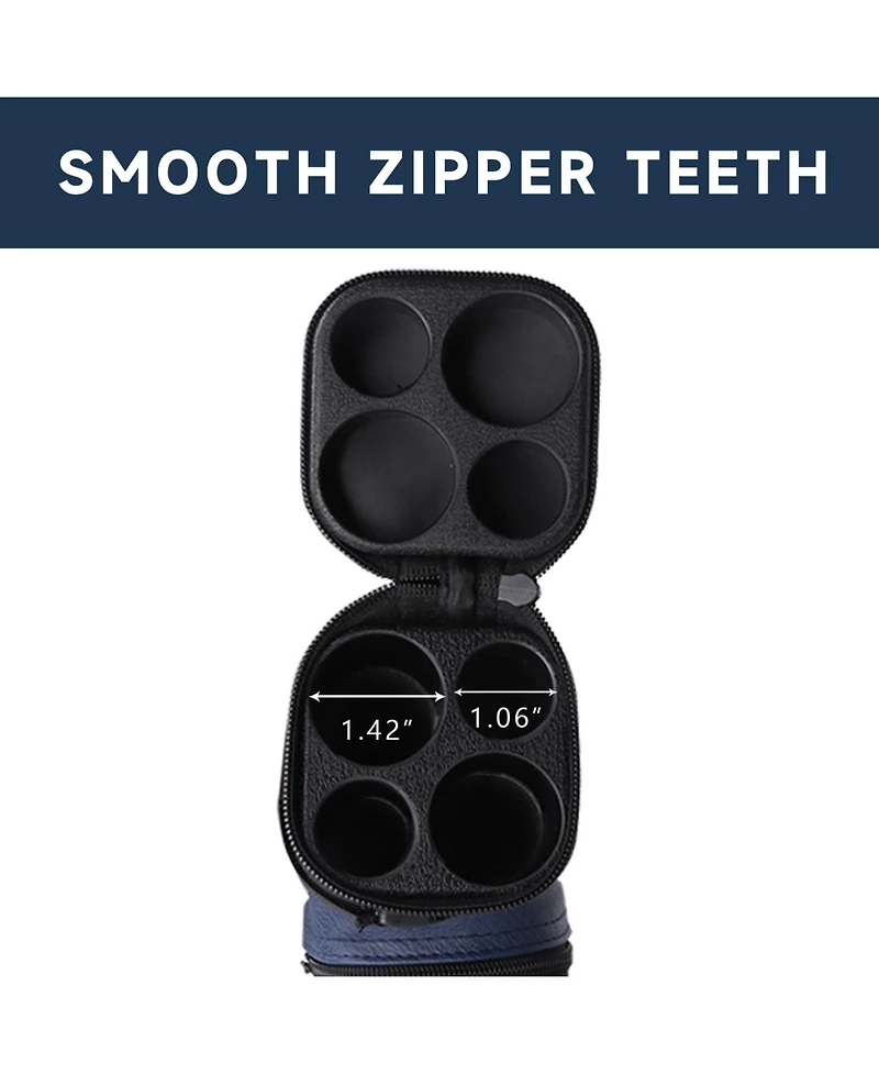 Gse Games & Sports Expert 2x2 Square Hard Billiard Pool Cue Stick Carrying Case, Billiard Cue Case - Square