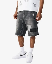 True Religion Men's Regular-Fit Carpenter Fray Shorts