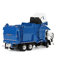 First Gear Dcp 1/64 White & Blue Mack Lr w/ McNeilus Meridian Fel Refuse Body & Refuse Bin