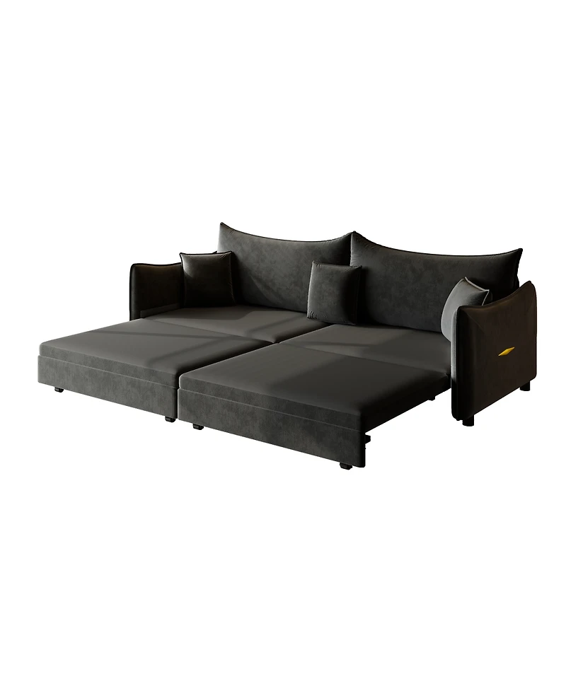 Streamdale Furniture 81.9" King Pull Out Sofa Bed