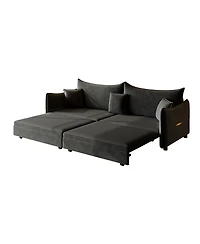 Streamdale Furniture 81.9" King Pull Out Sofa Bed