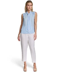 Calvin Klein Women's Sleeveless Pleated Top
