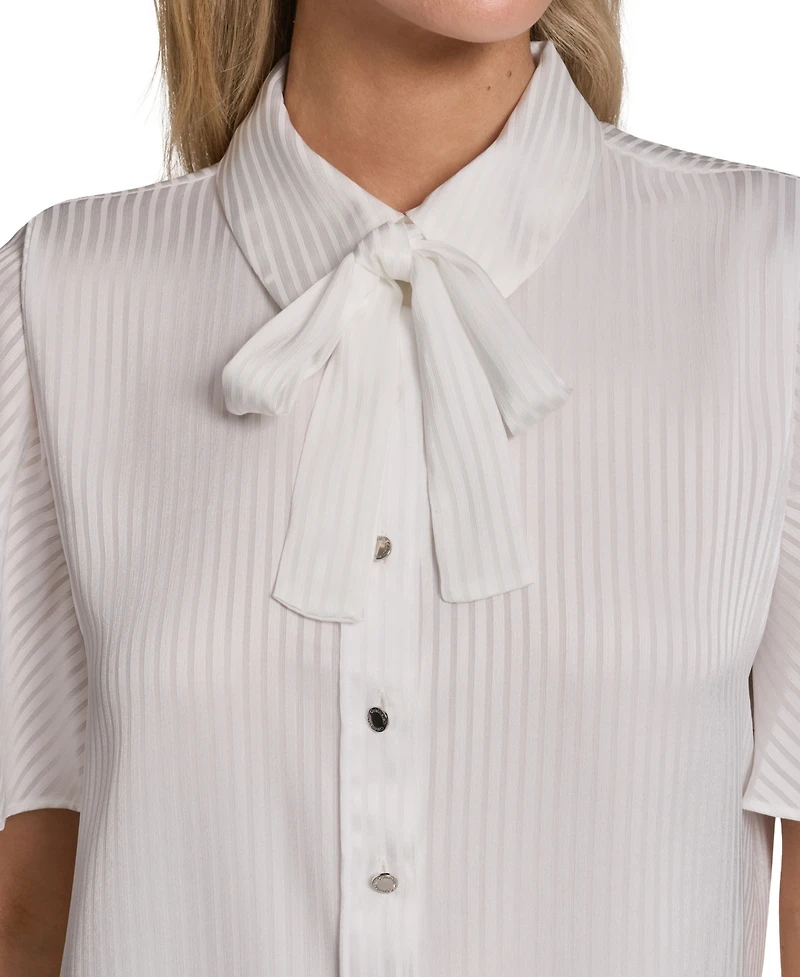Calvin Klein Women's Collared Neck Top