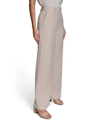 Calvin Klein Women's Mid-Rise Wide-Leg Pants