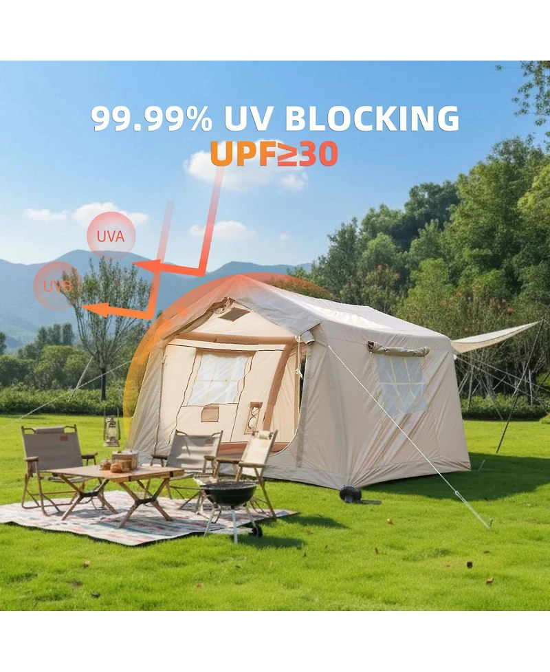 Streamdale Furniture 2025 Upgraded Inflatable Tent with Extended Awning