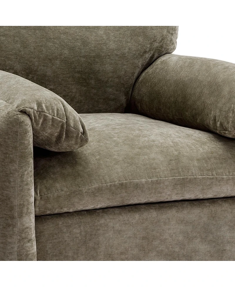 Streamdale Furniture Modern Chenille Oversized Armchair Accent Chair.