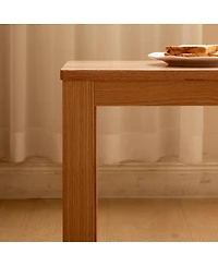 Streamdale Furniture Streamdale Oak Wood for Dining Bench Table Bench for Living Room