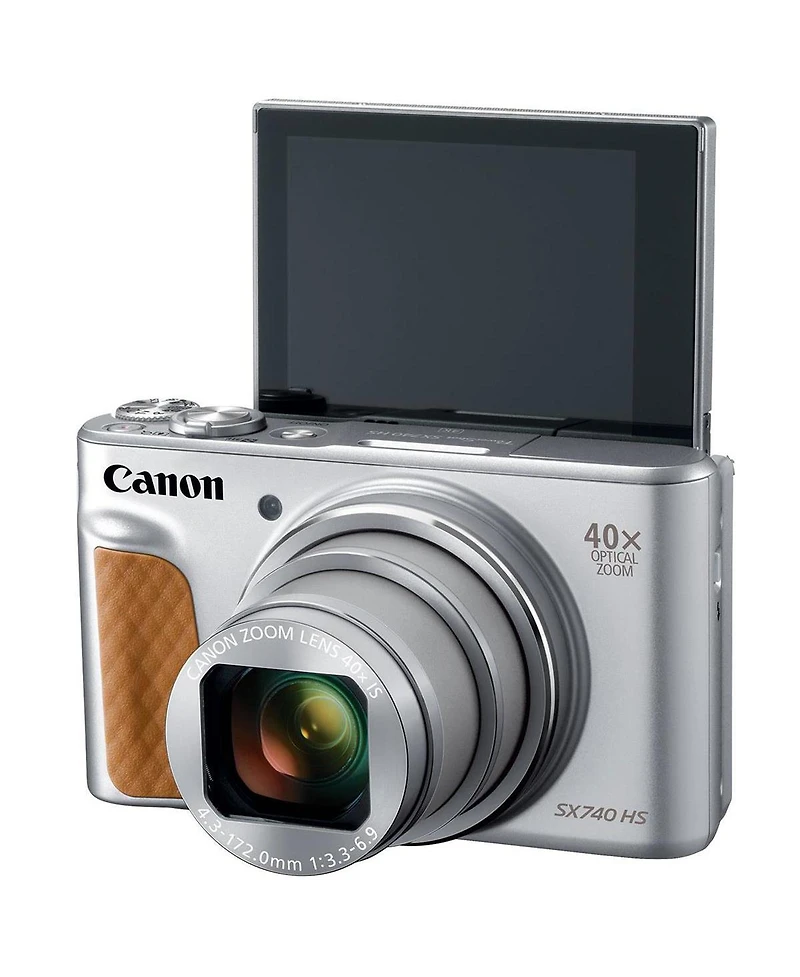 Canon PowerShot SX740 Digital Camera w/40x Optical Zoom & 3 Inch Tilt Lcd - 4K VIdeo, Wi-Fi, Nfc, Bluetooth Enabled