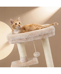Aronkl Cat Tree Kitten Tower Indoor Condo Sisal Posts Jump Platform Activity Center Play House