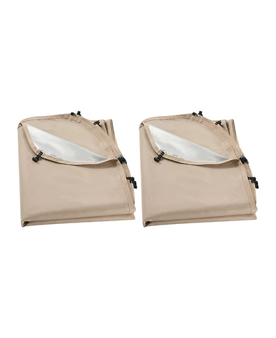 Mecale Sun Shade Covers for 6 x 6 Ft Screen House Tent, Pack of 2