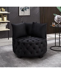 Streamdale Furniture Contemporary Upholstered Tufted Leisure Chair Accent
