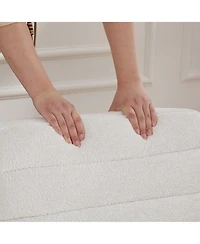 Streamdale Furniture Modern Chenille Accent Chair - Ivory