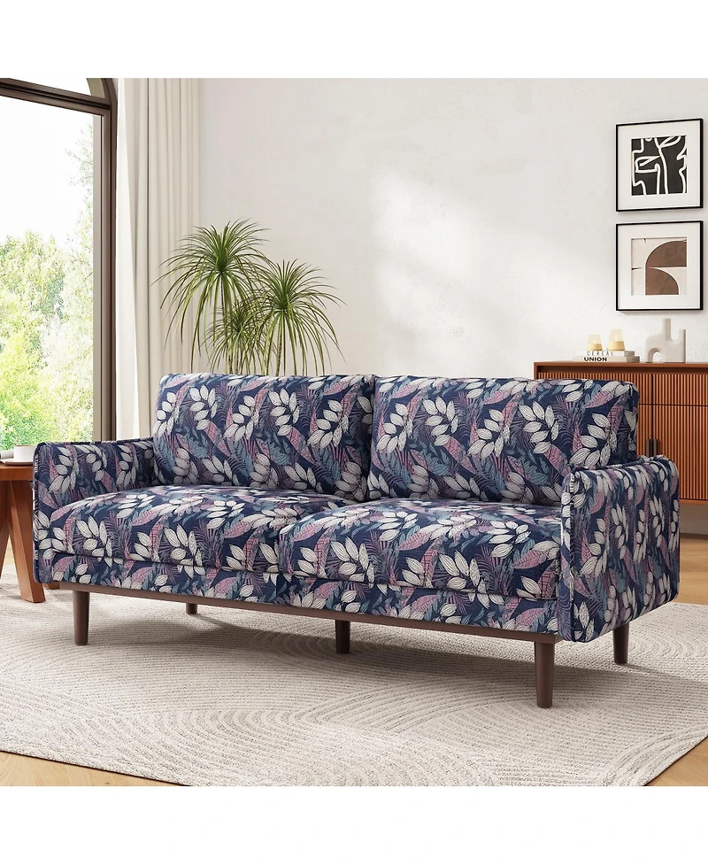 Streamdale Furniture Modern Style Loveseat Sofa 75.75" 2-seater with Spacious Seating Area
