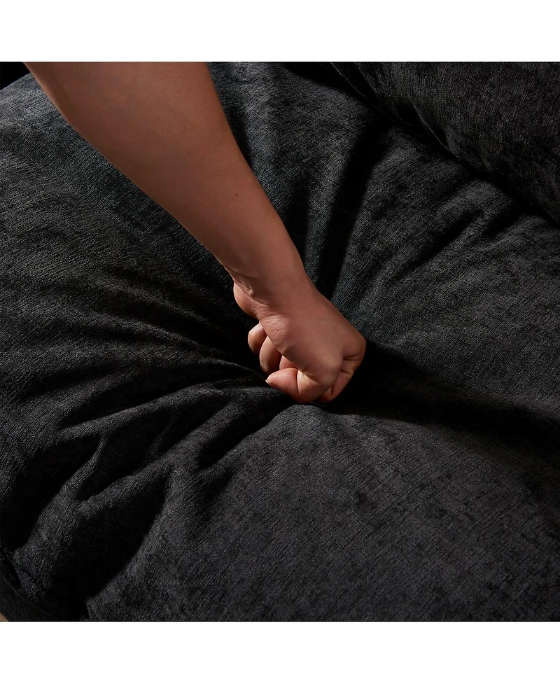 Streamdale Furniture Living Room Furniture Sofa Luxury Couch Three Seater with Two Ottomans