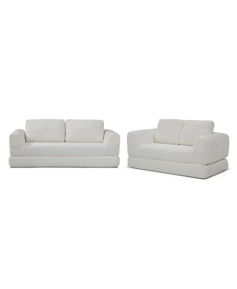 Streamdale Furniture 2-in-1 Folding Convertible Sofa Bed