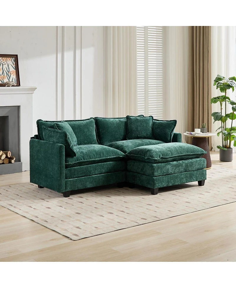 Streamdale Furniture Cloud Couch: Skin-Friendly Chenille, Cloud-Like Comfort, Modular Design