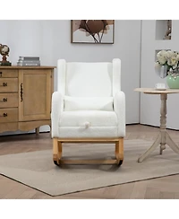 Streamdale Furniture Modern Rocking Chair with Footrest