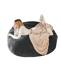 Streamdale Furniture 4FT Memory Foam Bean Bag Chair for Adults & Teens - Soft Round Sofa