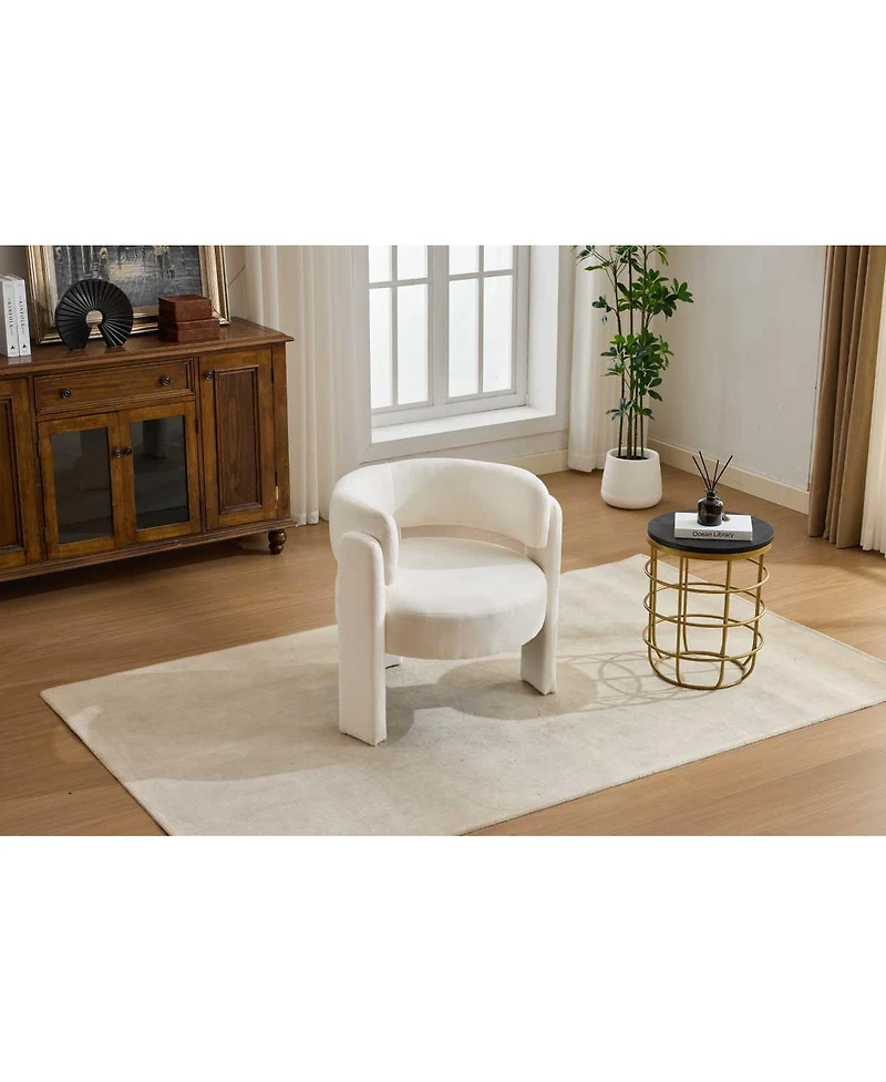 Streamdale Furniture Modern Boucle Accent Armchair