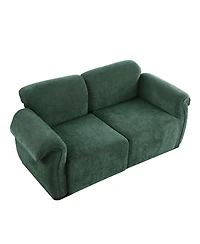 Streamdale Furniture 68.5" Modular Chenille Sofa with Iron Frame - Living Room/Bedroom