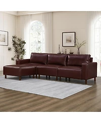Streamdale Furniture Streamdale Modern Luxury Sectional Sofa Couch Quality Upholstery Pu Leather
