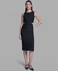 Bcbg Women's Sleeveless Crew Neck Dress