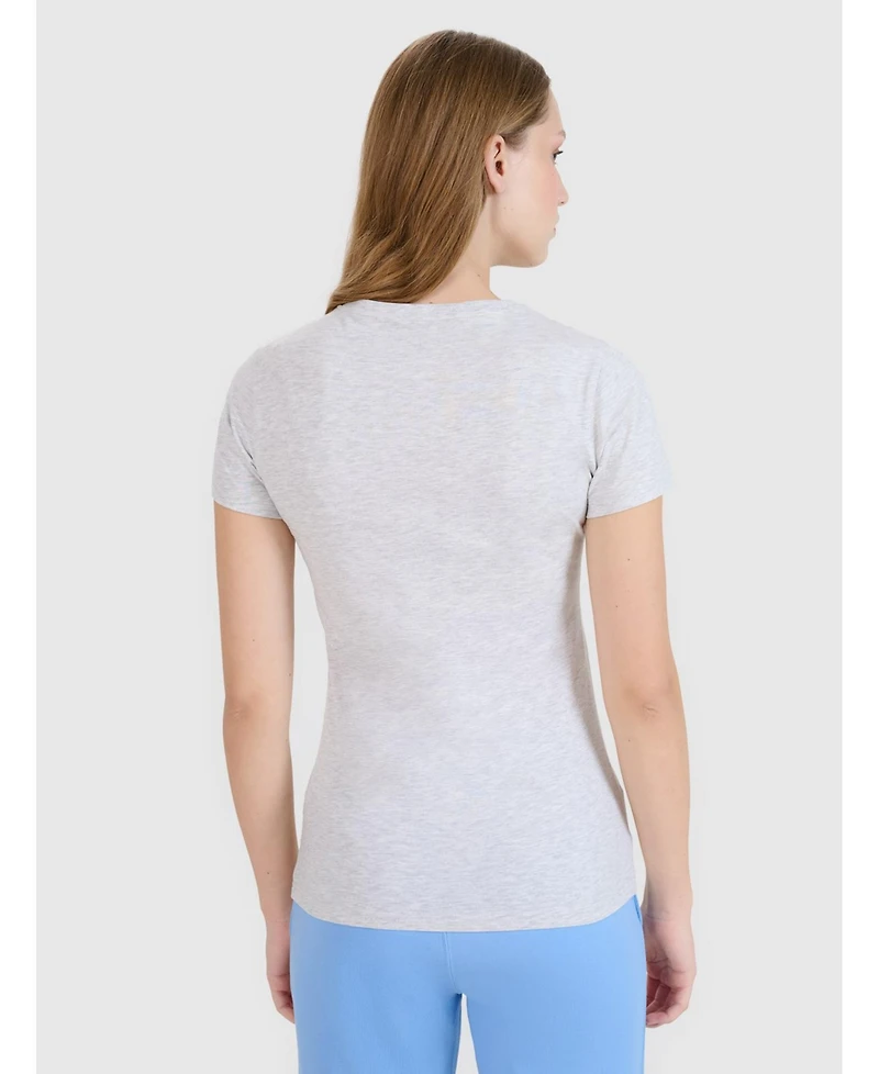 4F Women's Slim Plain T-Shirt