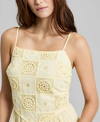 And Now This Women's Cotton Patchwork Top Maxi Dress, Macy's Exclusive