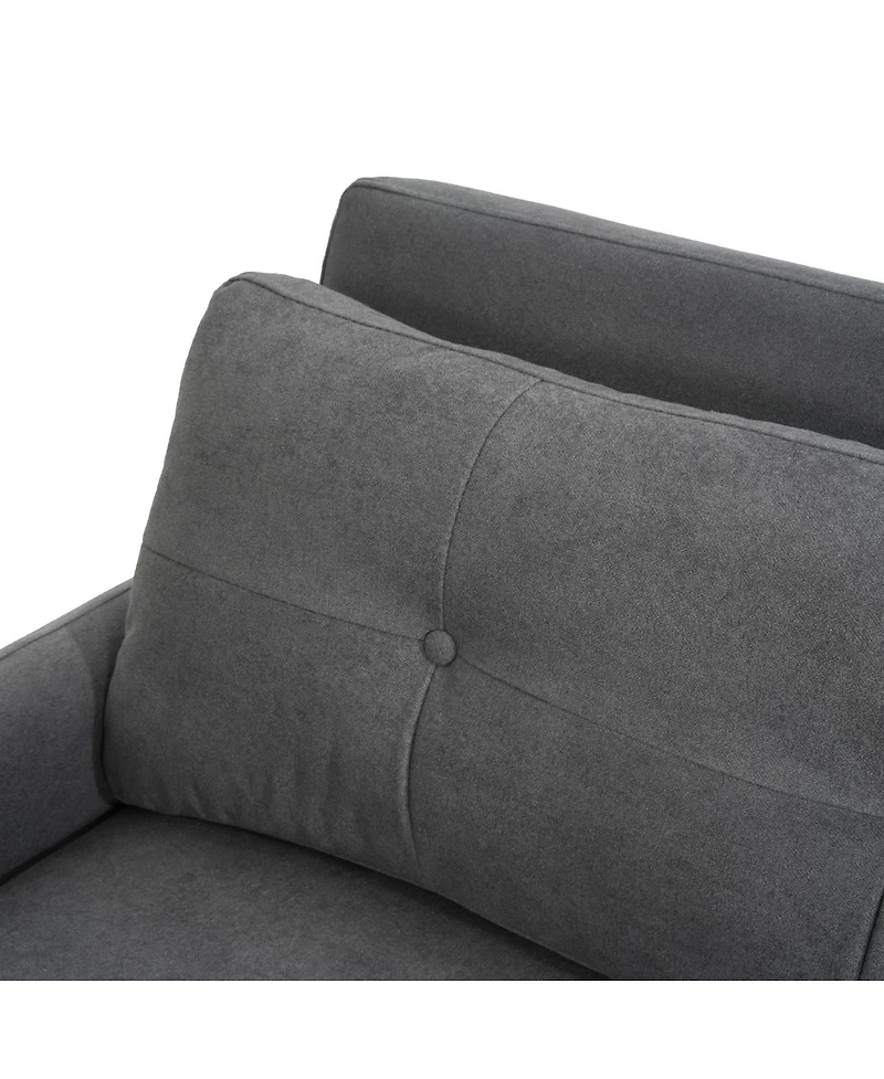 Streamdale Furniture 3-in-1 Convertible Sleeper Sofa Bed with Pillow & Pocket