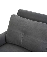 Streamdale Furniture 3-in-1 Convertible Sleeper Sofa Bed with Pillow & Pocket