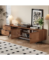 Streamdale Furniture Modern Tv Stand for TVs up to 85" with Drawers & Cable Management