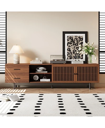 Streamdale Furniture Modern Tv Stand for TVs up to 85" with Drawers & Cable Management