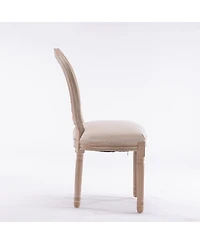 Streamdale Furniture French Style Solid Wood Rattan Back Dining Chair (Set of 2).