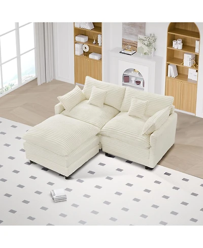 Streamdale Furniture Seven-piece sofa set with console