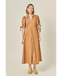 English Factory Women's Stitch Detailed Midi Dress