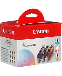 Canon Cli-8 3-Color Ink Kit with Cyan, Magenta & Yellow Inks for Select Pixma iP, Mp, Mx, Pro Series Printers