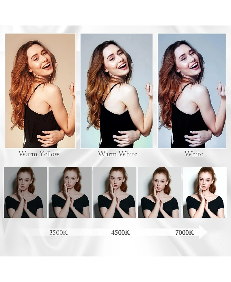 Homfan Led Lighted Travel Makeup Mirror,1X/10X Magnifying Double Sided Dimmable Portable Pocket,2-Sided,Usb Charging