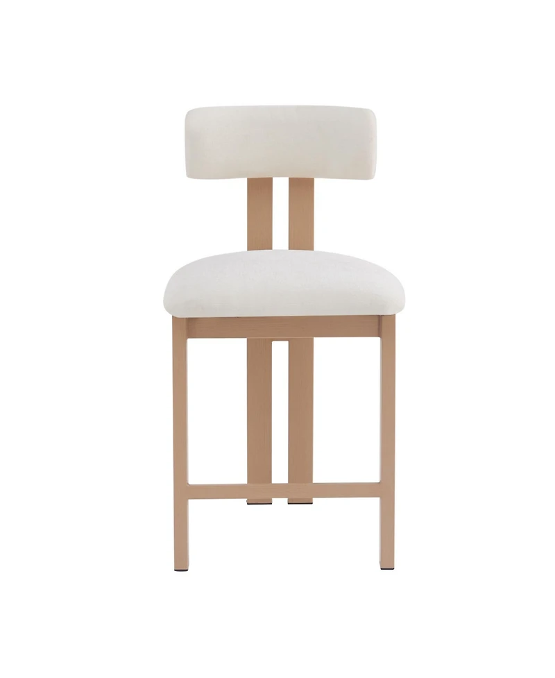 Streamdale Furniture 26.5" Round Stools - Low Back, Upholstered Seat