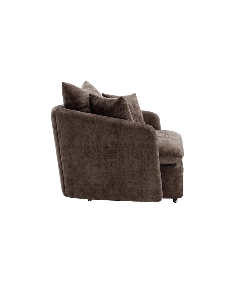 Streamdale Furniture Swivel Accent Chair with Pillows