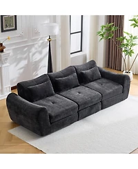 Streamdale Furniture Modular Cloud Sofa, Convertible Folding Sofa Bed