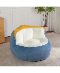 Streamdale Furniture Faux Fur Oversized Bean Bag Chair