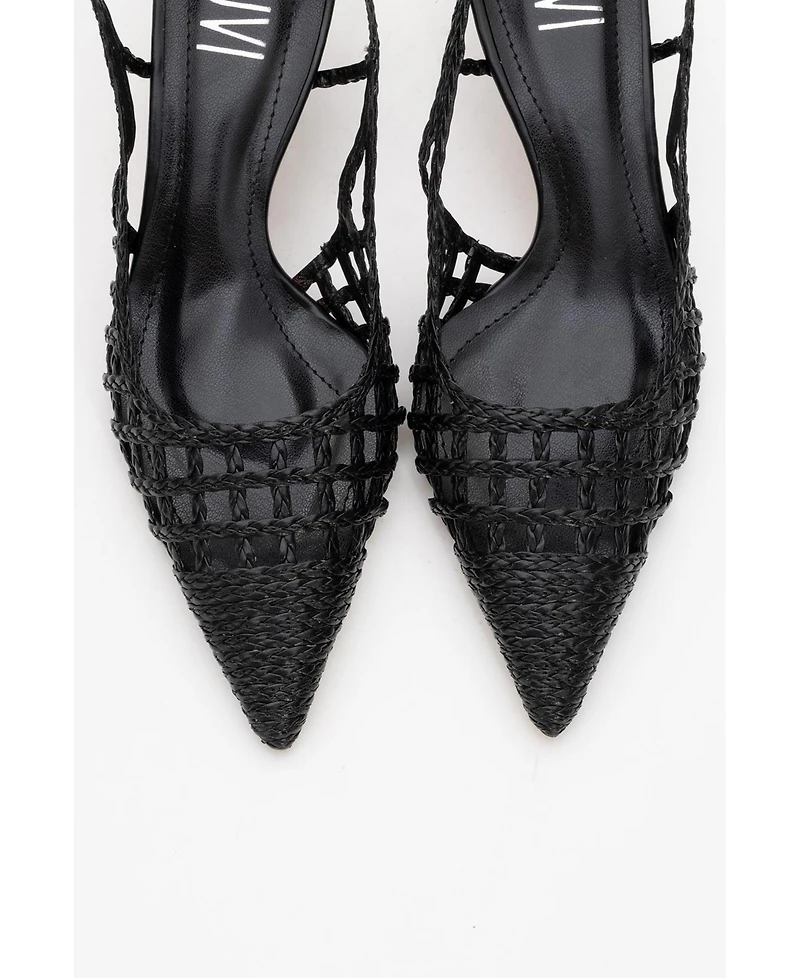 Prologue Shoes Women's Heaven Knitted Pointed Toe Pump