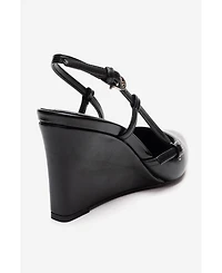 Prologue Shoes Women's Celia Pointed Toe Wedge Pump