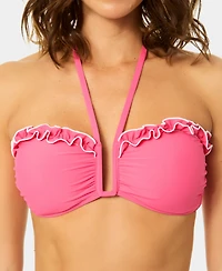 CeCe Women's Bandeau-Neck Halter Top