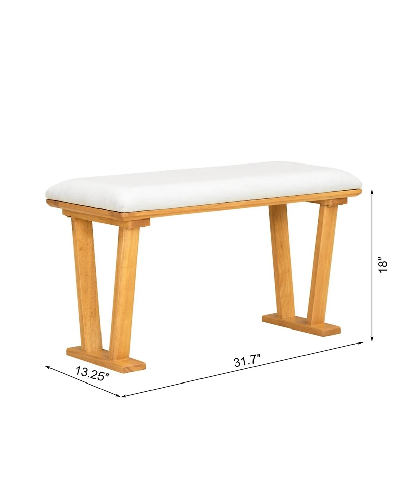 Streamdale Furniture Farmhouse Kitchen Nook Dining Set - 6 Piece