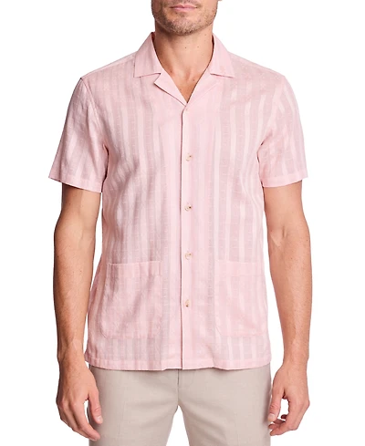 Paisley & Gray Men's Striped Camp Collar Shirt