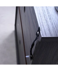 Streamdale Furniture Elegant sideboard with 2 mirrored doors and storage